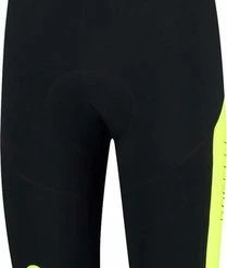 Aanbiedingen ???? Rogelli Tyro - Fietsbroek - Bibtight - Zwart/Fluor - Maat 2XL ????