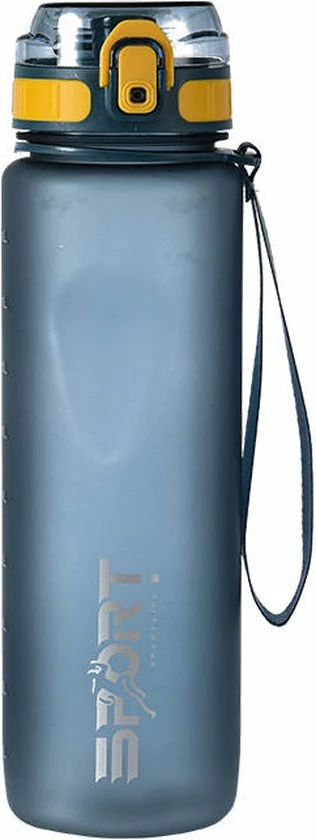 Beste deal ❤️ Waterfles 1000ml - Cloudy Blue - Sport Bidon 1L - Drinkfles Blauw / Grijs / Geel - Herodeals ???? 3 Beste deal ❤️ Waterfles 1000ml - Cloudy Blue - Sport Bidon 1L - Drinkfles Blauw / Grijs / Geel - Herodeals ????