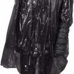 Groothandel ???? Merkloos 3x Wegwerp Regenponcho Zwart ⭐