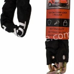 Goedkoop ???? Top-Lock Kettingslot Fiets, Scooter & Brommer 120cm Top Lock Los Hangslot ????