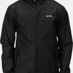 Beste Pirce ???? Regatta Pack-It II Regenjas - Maat M - Mannen - Zwart ⌛ -bike shop 417x840 2