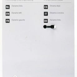 Promo ⭐ Simson Dynamo Links Met Rubberen Loopwiel - Zwart ???? -bike shop 466x840