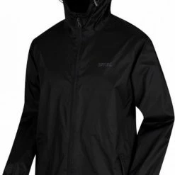 Beste Pirce ???? Regatta Pack-It II Regenjas - Maat M - Mannen - Zwart ⌛ -bike shop 525x840 1