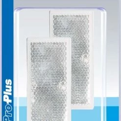 Goedkoopste ???? ProPlus Pro Plus Zelfklevend Reflector - 82 X 36 Mm - Wit - 2 Stuks In Blister ???? -bike shop 545x840