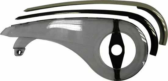 Promo ✨ De Woerd Kettingscherm Axa Scope 2 46-48T - Lichtgrijs Met Zwarte Rand (winkelverpakking) ???? 7 Promo ✨ De Woerd Kettingscherm Axa Scope 2 46-48T - Lichtgrijs Met Zwarte Rand (winkelverpakking) ???? - Afbeelding 5