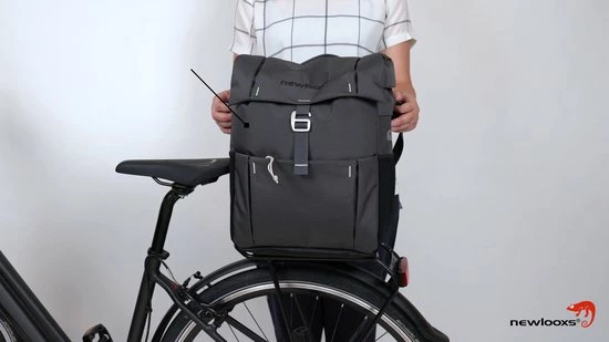 Nieuw ???? New Looxs Vigo Enkele Fietstas - 18,5 Liter Zwart ⌛ 4 Nieuw ???? New Looxs Vigo Enkele Fietstas - 18,5 Liter Zwart ⌛ - Afbeelding 2