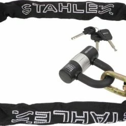 Korting ???? Stahlex Kettingslot 302 Art*** 10 X 1400 Mm Zwart ???? -bike shop 550x337 1