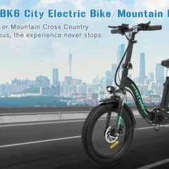 Top 10 ???? HITWAY E-bike Elektrische Fiets 20" Vouwfiets Met Dikke Banden, 250W/36V/11,2Ah Accu, 35-90 Km, Offroad-mountainbike Met Shimano 7 Versnellingen, CityBike Voor Heren En Dames ???? -bike shop 550x340 1