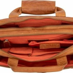 Goedkoop ???? New Looxs Cali Leren Laptop Fietstas – 17 Liter - Cognac ???? -bike shop 550x347 1