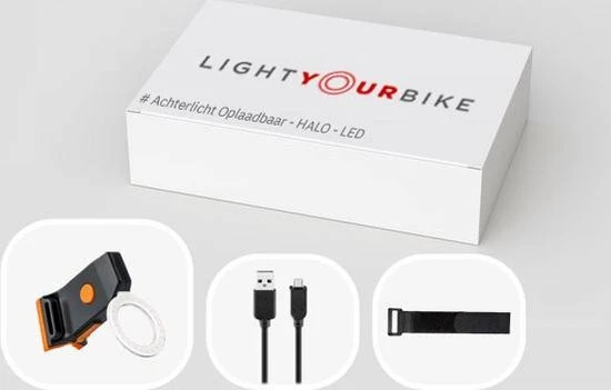 Promo ???? Lightyourbike ? Lightyourbike - HALO - Achterlicht Fiets USB Oplaadbaar - LED - Waterdicht ???? 9 Promo ???? Lightyourbike ? Lightyourbike - HALO - Achterlicht Fiets USB Oplaadbaar - LED - Waterdicht ???? - Afbeelding 7