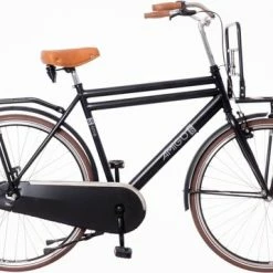 Coupon ⭐ Amigo Go One - Herenfiets 28 Inch - Transportfiets - Stadsfiets - Matzwart ❤️
