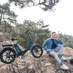Top 10 ???? HITWAY E-bike Elektrische Fiets 20" Vouwfiets Met Dikke Banden, 250W/36V/11,2Ah Accu, 35-90 Km, Offroad-mountainbike Met Shimano 7 Versnellingen, CityBike Voor Heren En Dames ????