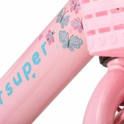 Goedkoopste ???? Supersuper Little Miss - Kinderfiets - Meisjesfiets - 14 Inch - Roze ???? -bike shop 550x366 172
