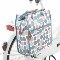 Goedkoopste ???? New Looxs Lilly Enkele Fietstas - 18 Liter - Dots Blue ???? -bike shop 550x366 185