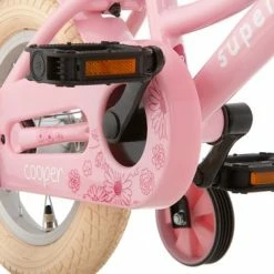 Korting ???? Supersuper Cooper - Kinderfiets - Meisjesfiets - 12 Inch - Roze ???? -bike shop 550x366 190