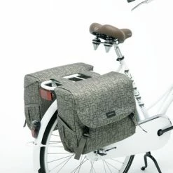 Beste Verkoop ???? New Looxs Ivy Mondi Joy Dubbele Fietstas - 38 Liter Walnoot ✔️ -bike shop 550x366 194