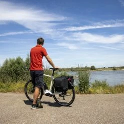 Aanbiedingen ✔️ New Looxs Nova Afneembare Dubbele Fietstas - 32 Liter Grijs ???? -bike shop 550x366 22