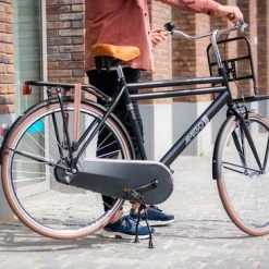 Coupon ⭐ Amigo Go One - Herenfiets 28 Inch - Transportfiets - Stadsfiets - Matzwart ❤️ -bike shop 550x366 63