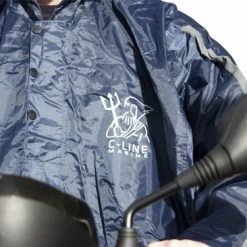 Goedkoop ???? C-Line Poncho Scootmobiel - Blauw - Reflecterend ???? -bike shop 550x366 68