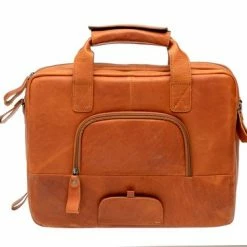 Goedkoop ???? New Looxs Cali Leren Laptop Fietstas – 17 Liter - Cognac ???? -bike shop 550x367 14