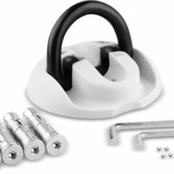 Korting ???? VINZ Everest Muuranker ART 4 / Wandanker / Vloeranker / Wandhaak / Muurhaak / Muurbeugel - Wit ????