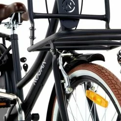 Promo ???? Nogan Vintage N3 - Transportfiets - Meisjesfiets - 22 Inch - 3 Versnellingen - Zwart ???? -bike shop 550x373 1