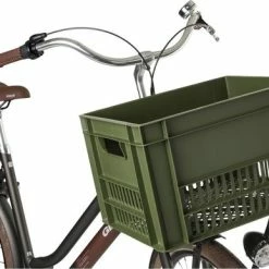 Goedkoopste ???? Fastrider Fietskrat Groot - Legergroen - 34L ???? -bike shop 550x387 1