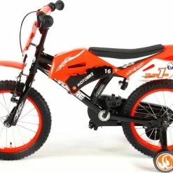 Goedkoopste ???? Volare Motorbike Kinderfiets - Jongens - 16 Inch - Oranje - 95% Afgemonteerd ???? -bike shop 550x387 5