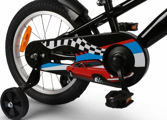 Uitgang ✨ SJOEF Race Jongensfiets 16 Inch - Zwart ❤️ 12 Uitgang ✨ SJOEF Race Jongensfiets 16 Inch - Zwart ❤️ - Afbeelding 10