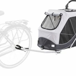 Groothandel ???? Trixie Hondenfietskar Opvouwbaar Grijs (103X74X95 CM) ???? -bike shop 550x396 2