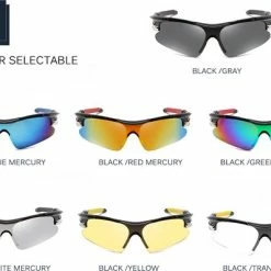 Nieuw ✔️ Garpex? Garpex Fietsbril - Sportbril - Polaroid Zonnebril - Zonnebril - Racefiets - Mountainbike - Motor - Zwart Frame Rode Lens ???? -bike shop 550x398 3