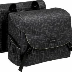 Beste Verkoop ???? New Looxs Ivy Mondi Joy Dubbele Fietstas - 38 Liter Walnoot ✔️ -bike shop 550x398 7