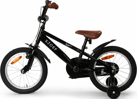 Uitgang ✨ SJOEF Race Jongensfiets 16 Inch - Zwart ❤️ 10 Uitgang ✨ SJOEF Race Jongensfiets 16 Inch - Zwart ❤️ - Afbeelding 8