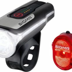 Flash-uitverkoop ???? Sigma Aura 80 USB + Nugget Ll USB Fietsverlichtingsset - 80 Lux ???? -bike shop 550x401 1
