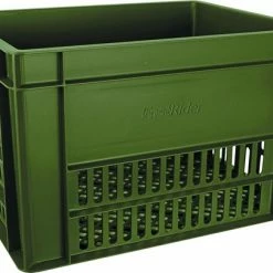 Goedkoopste ???? Fastrider Fietskrat Groot - Legergroen - 34L ????