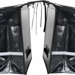 Beste Pirce ???? Dresco Dubbele Fietstas Transporter 50 Liter Bisonyl Zwart ???? -bike shop 550x412 33