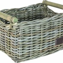 Goedkoop ❤️ Fastrider Bamboo Rotan Fietsmand - Naturel - 17L - Handgemaakt ????