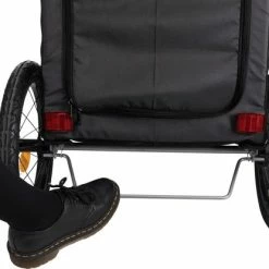 Groothandel ???? Trixie Hondenfietskar Opvouwbaar Grijs (103X74X95 CM) ???? -bike shop 550x415