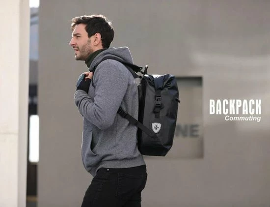 Beste Pirce ???? RHINOWALK Fietstas - Rugzak - Rolltop - Schoudertas - Schooltas - Volledig Waterdicht 27L ???? 7 Beste Pirce ???? RHINOWALK Fietstas - Rugzak - Rolltop - Schoudertas - Schooltas - Volledig Waterdicht 27L ???? - Afbeelding 5