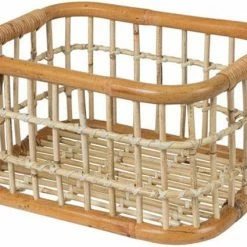 Promo ???? Basil Green Life Fietsmand L - Voor - Ecologisch Rotan - Large - Bruin - 30 Liter ???? -bike shop 550x425 2