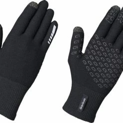 Promo ???? GripGrab - Primavera Merino Glove II - Zwart - Unisex - Maat M/L ????