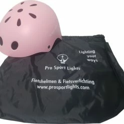 Goedkoop ???? Kinderfietshelm Pro Sport Lights - Skate Fietshelm Voor Kinderen - Matt Roze Pink - Kinderhelm 53 - 60 Cm ???? -bike shop 550x428 7
