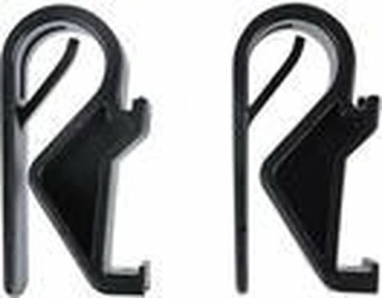 Top 10 ✔️ Basil Hook-On System - Set Van 2 Haken - Zwart ???? 4 Top 10 ✔️ Basil Hook-On System - Set Van 2 Haken - Zwart ???? - Afbeelding 2