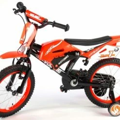 Goedkoopste ???? Volare Motorbike Kinderfiets - Jongens - 16 Inch - Oranje - 95% Afgemonteerd ???? -bike shop 550x430 3