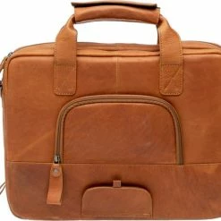 Goedkoop ???? New Looxs Cali Leren Laptop Fietstas – 17 Liter - Cognac ???? -bike shop 550x433 2
