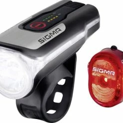 Flash-uitverkoop ???? Sigma Aura 80 USB + Nugget Ll USB Fietsverlichtingsset - 80 Lux ???? -bike shop 550x435 3
