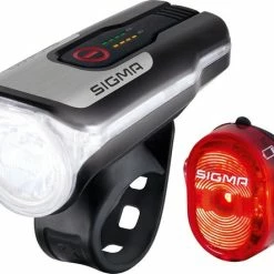 Flash-uitverkoop ???? Sigma Aura 80 USB + Nugget Ll USB Fietsverlichtingsset - 80 Lux ???? -bike shop 550x443 3