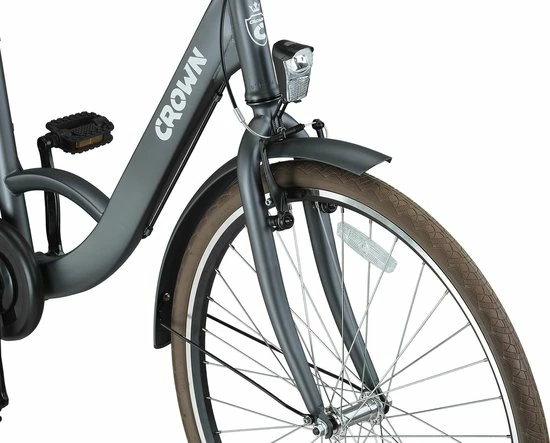 Korting ???? Crown Rio Damesfiets 28 Inch 53cm Gray ???? 12 Korting ???? Crown Rio Damesfiets 28 Inch 53cm Gray ???? - Afbeelding 10