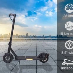 Beste deal ???? Denver Elektrische Step Volwassenen Topsnelheid 25KM/U- 350W - 8.5" Wielen - LED Licht Voor & Achter - SEL85350F MK2 - Zwart ⌛ -bike shop 550x445 4