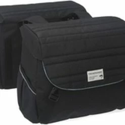 Beste Pirce ???? New Looxs Quilted Mondi Joy Dubbele Fietstas 38 Liter - Zwart ???? -bike shop 550x452